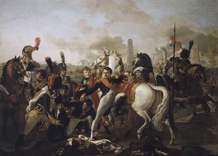 Napoleon Ier, blesse au pied devant Ratisbonne, est soigne par le chirurgien Yvan, 23 avril 1809, Pierre Gautherot